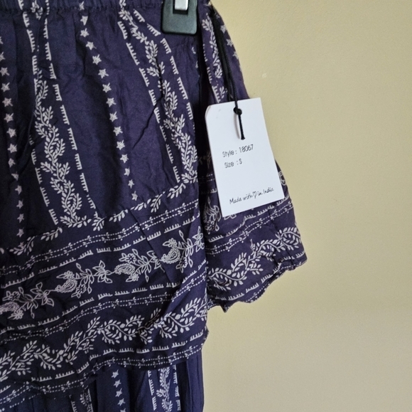 Japna Ruffled bottom Jumpsuit Size Small NWT - Picture 5 of 9